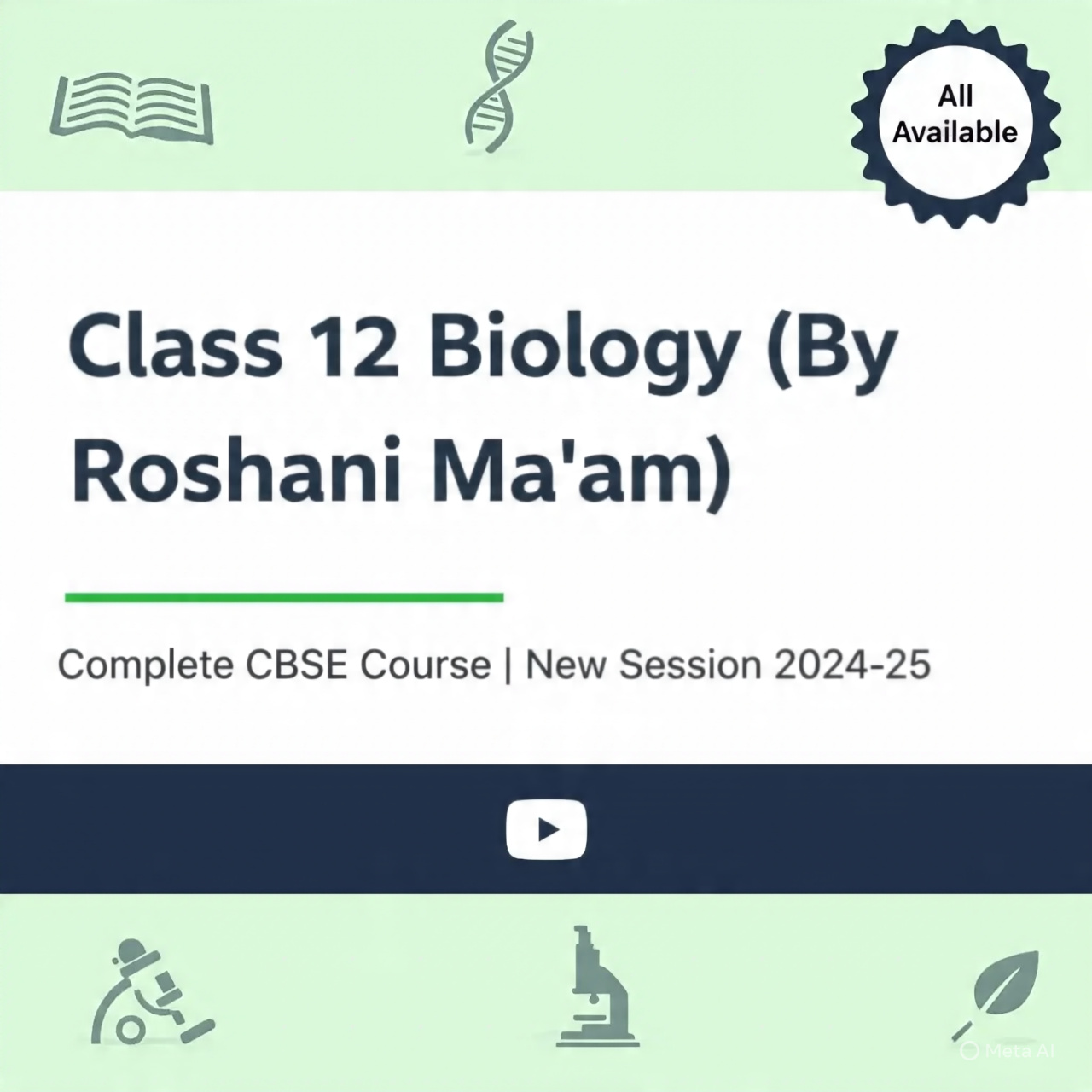 Class 12 Biology  | Complete CBSE Course | All Chapters Available | New Session 2024-25